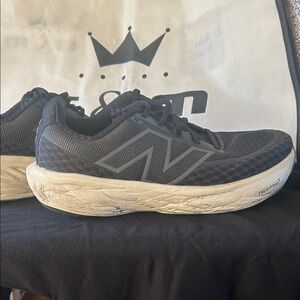 New Balance Black and White Athletic Shoes